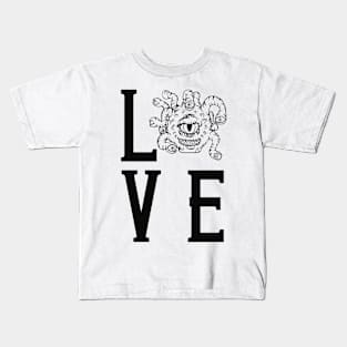 Beholder love, black Kids T-Shirt